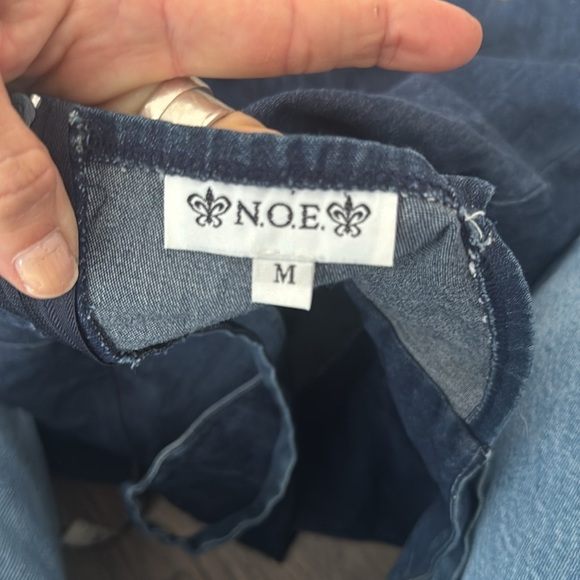 Denim Blue Spaghetti Strap Dress - Picture 6 of 7